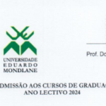 Edital de Exames de Admissão UEM 2024