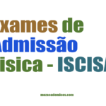 Exames de Admissão de Física ISCISA