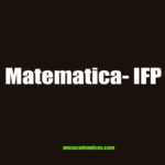 Exames de admissão Matematica IFP
