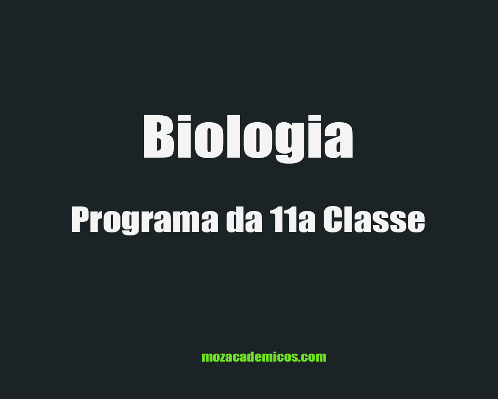 Programa de Ensino-Biologia 11 Classe