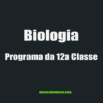 Programa de Ensino-Biologia 12 Classe