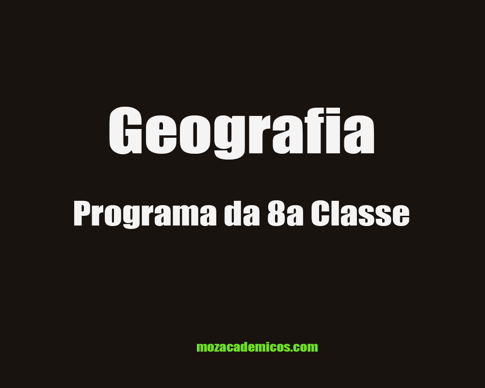 Programa de Ensino-Geografia 8 Classe